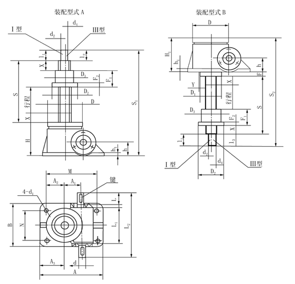 SWL2.5SWL5SWL10SWL15SWL20SWL25SWL35SWL50SWL100SWL120ϵ΁݆zCνYߴ(2)(JB/T88091998)