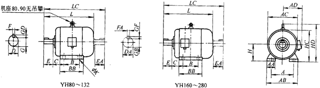 YHϵиDஐ늄әCγߴ磨H80280mm