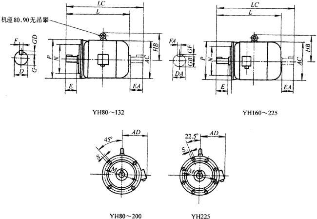 YHϵиDஐ늄әCγߴ磨H80280mm